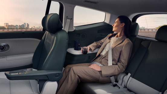 Drejelige sæder på 2. række