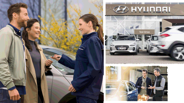 Vi har både brugte og nye Hyundai-modeller